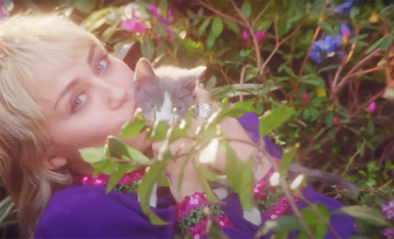 Gucci — Miley Cyrus in Flora Fantasy Campaign