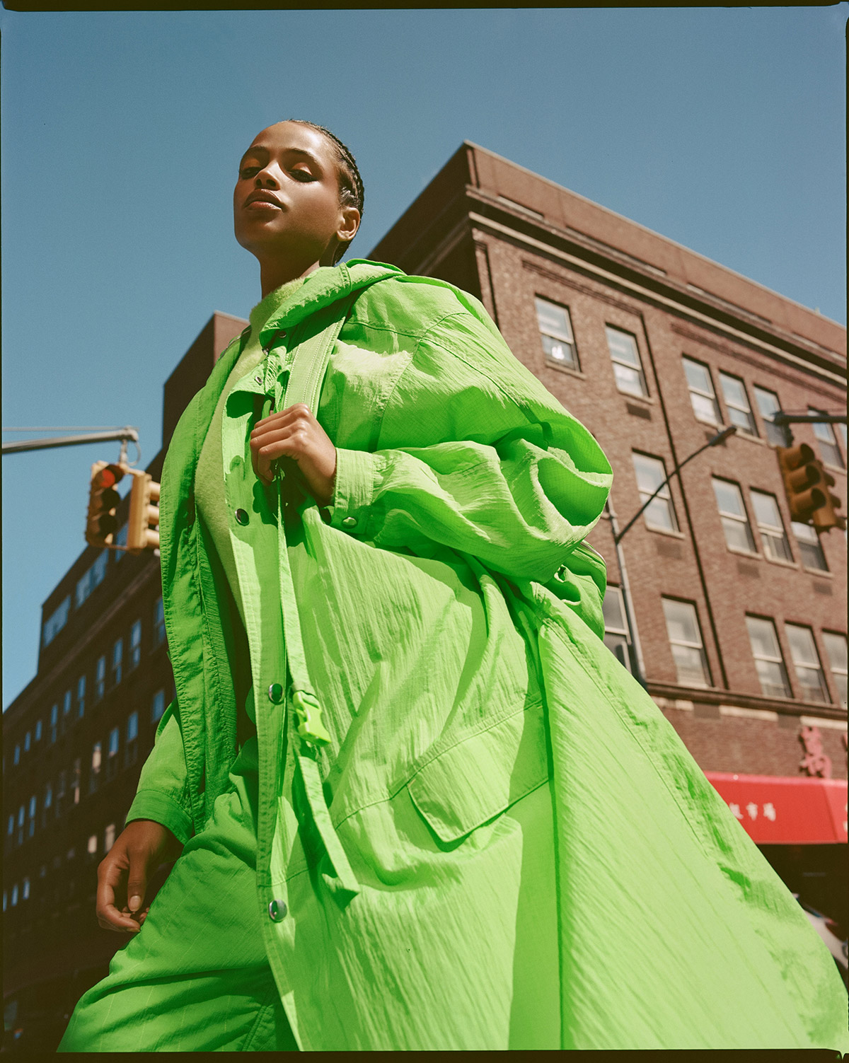Aya Jones in KENZO Fall Winter 2021 for The Fashionography