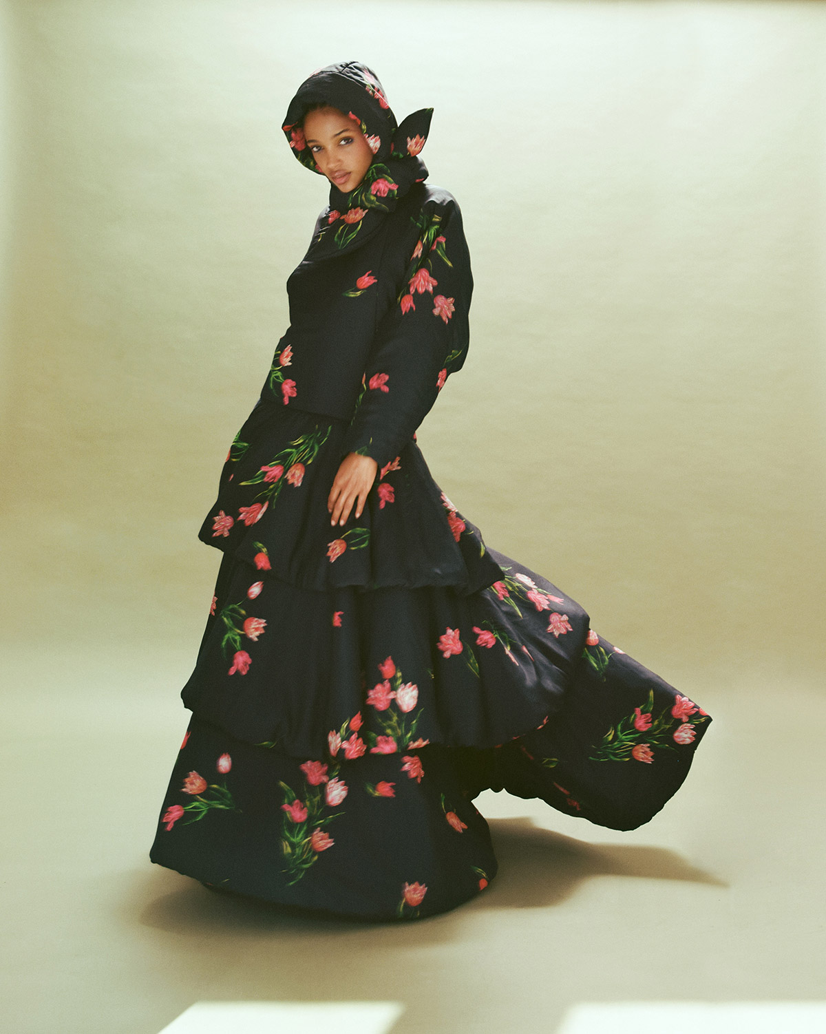 Aya Jones in KENZO Fall Winter 2021 for The Fashionography