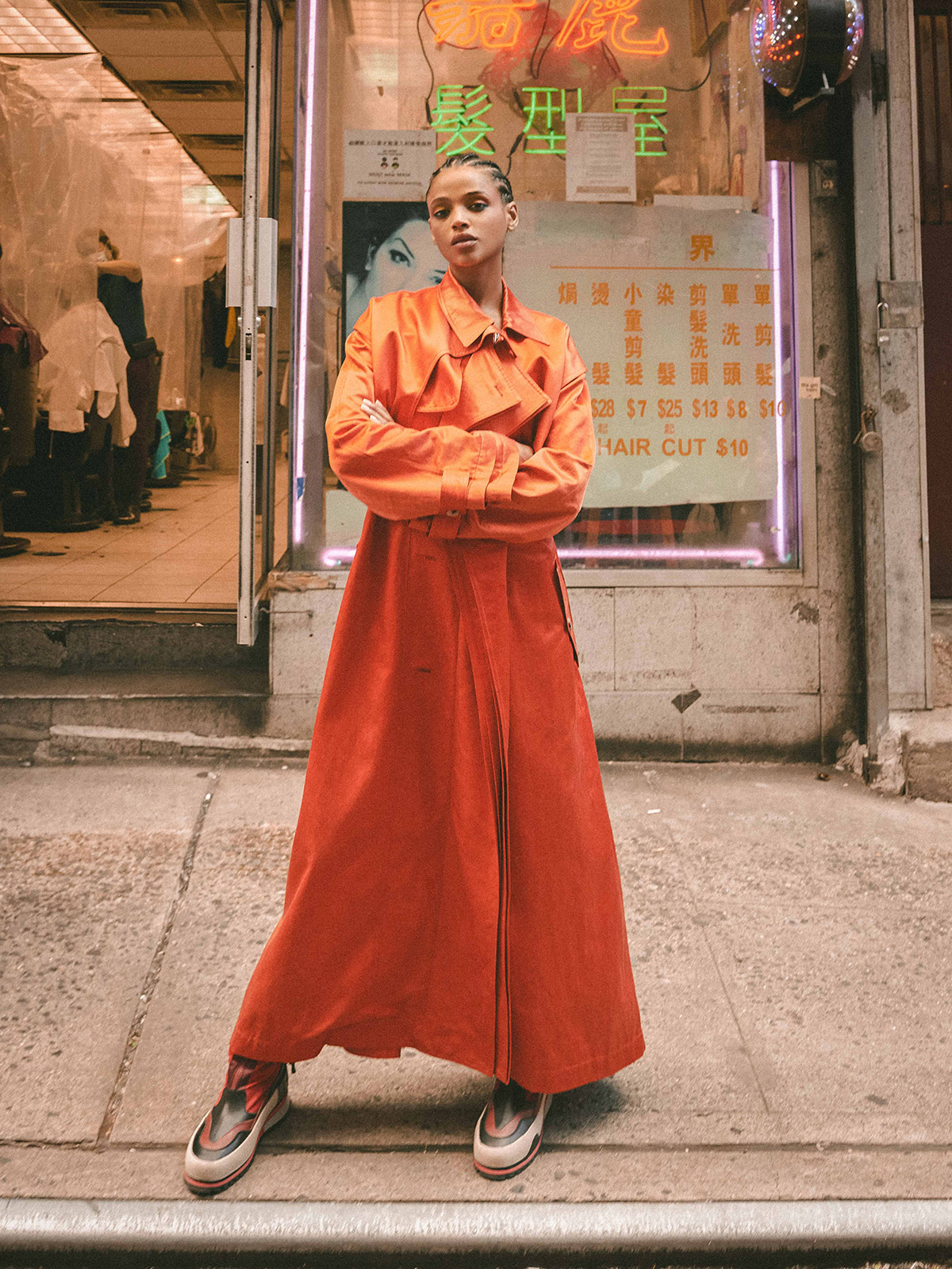 Aya Jones in KENZO Fall Winter 2021 for The Fashionography