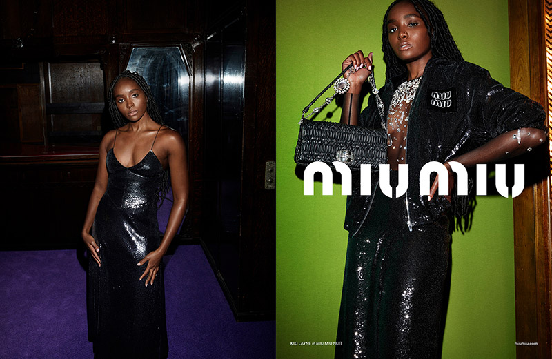KiKi Layne for MIU MIU 2021
