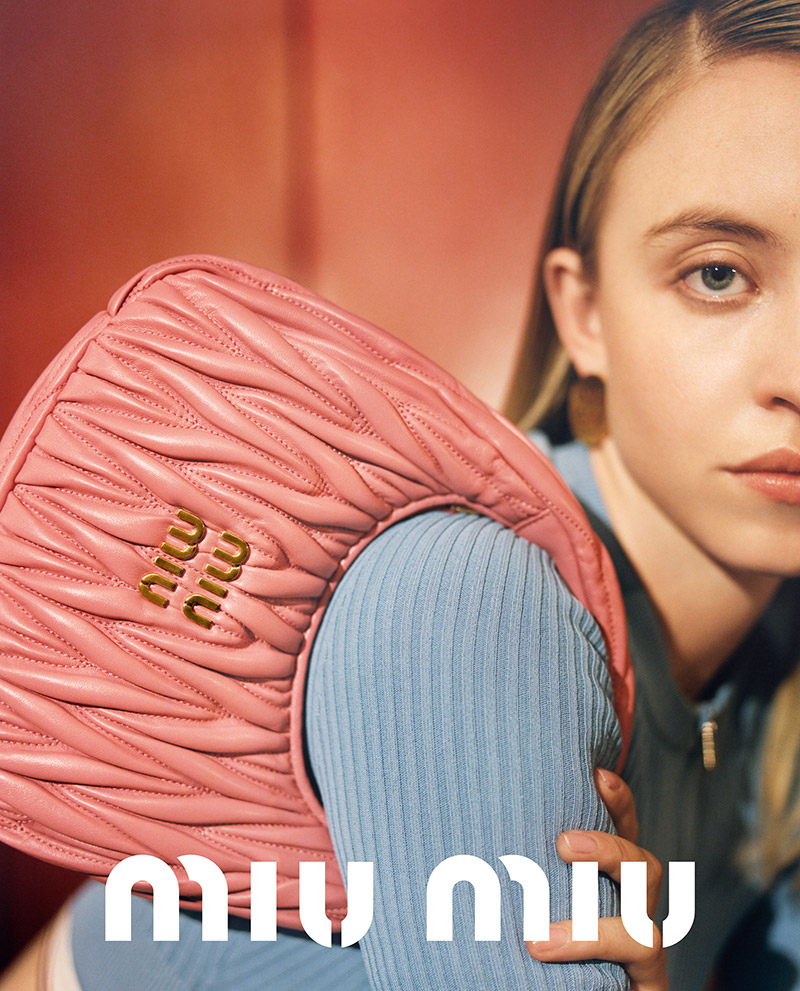Sydney Sweeney for Miu MIu Wander Campaign