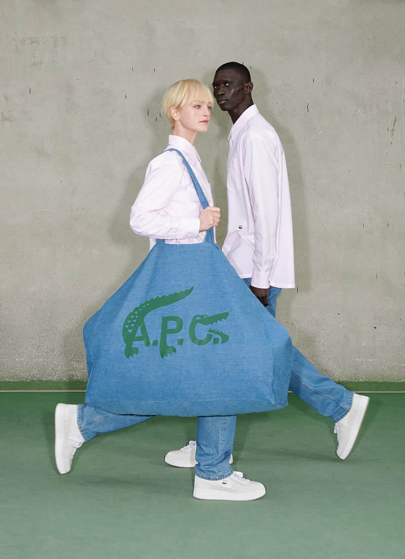 A.P.C. x Lacoste Interaction Collection