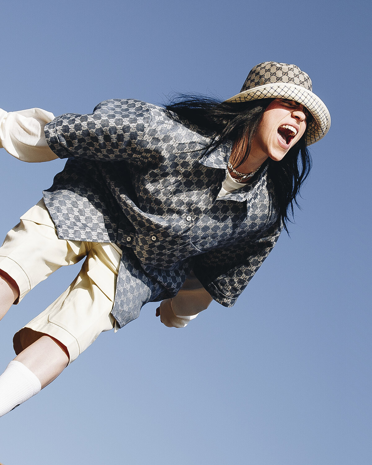 GUCCI Introduces the Demetra Bag with Billie Eilish