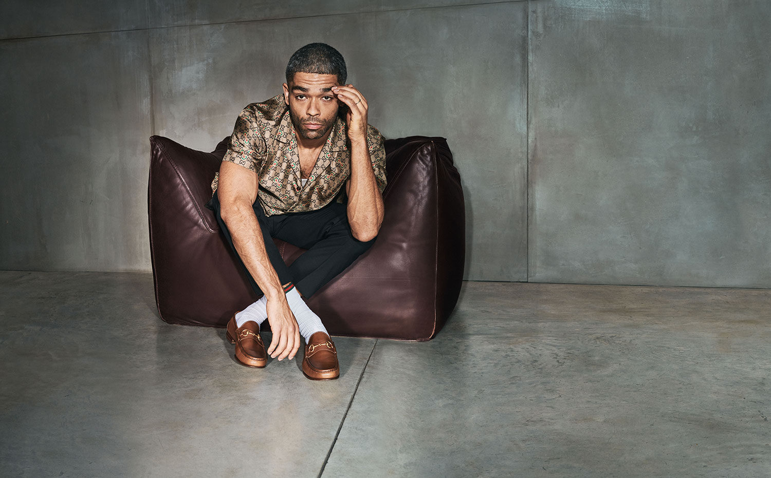 Kingsley Ben-Adir and the New Chapter of Gucci's Classic Loafer