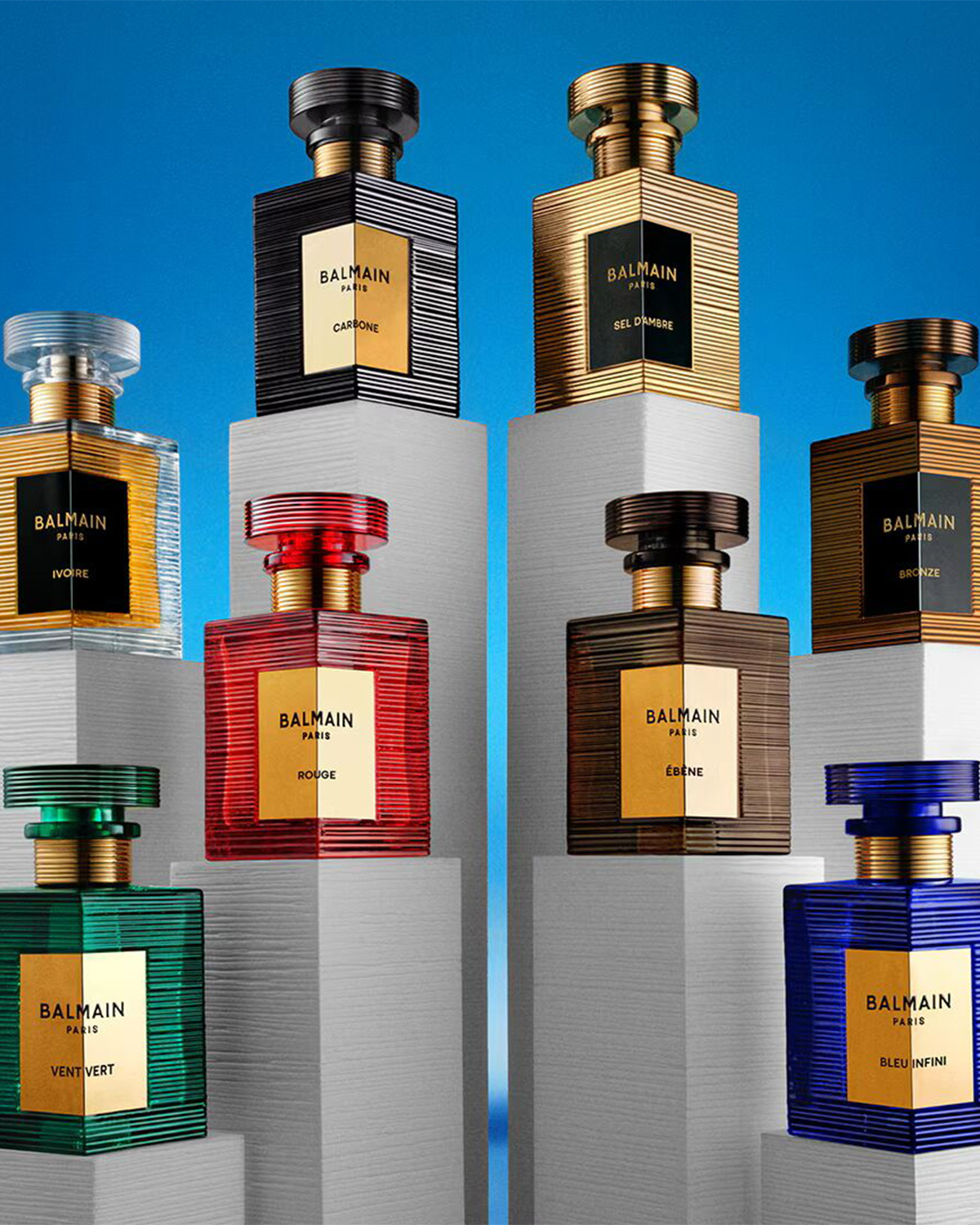 Balmain Debuts Gender-Neutral Fragrances with Estée Lauder