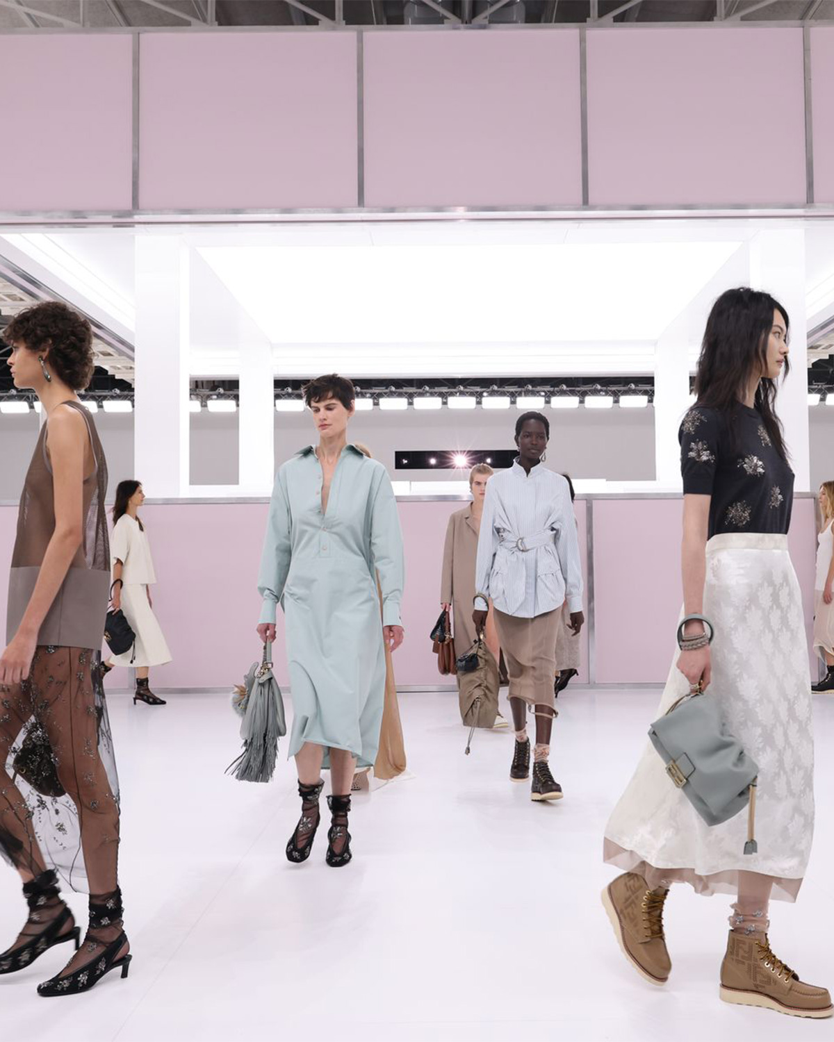 Fendi Celebrates 100th Anniversary with SS25 Collection