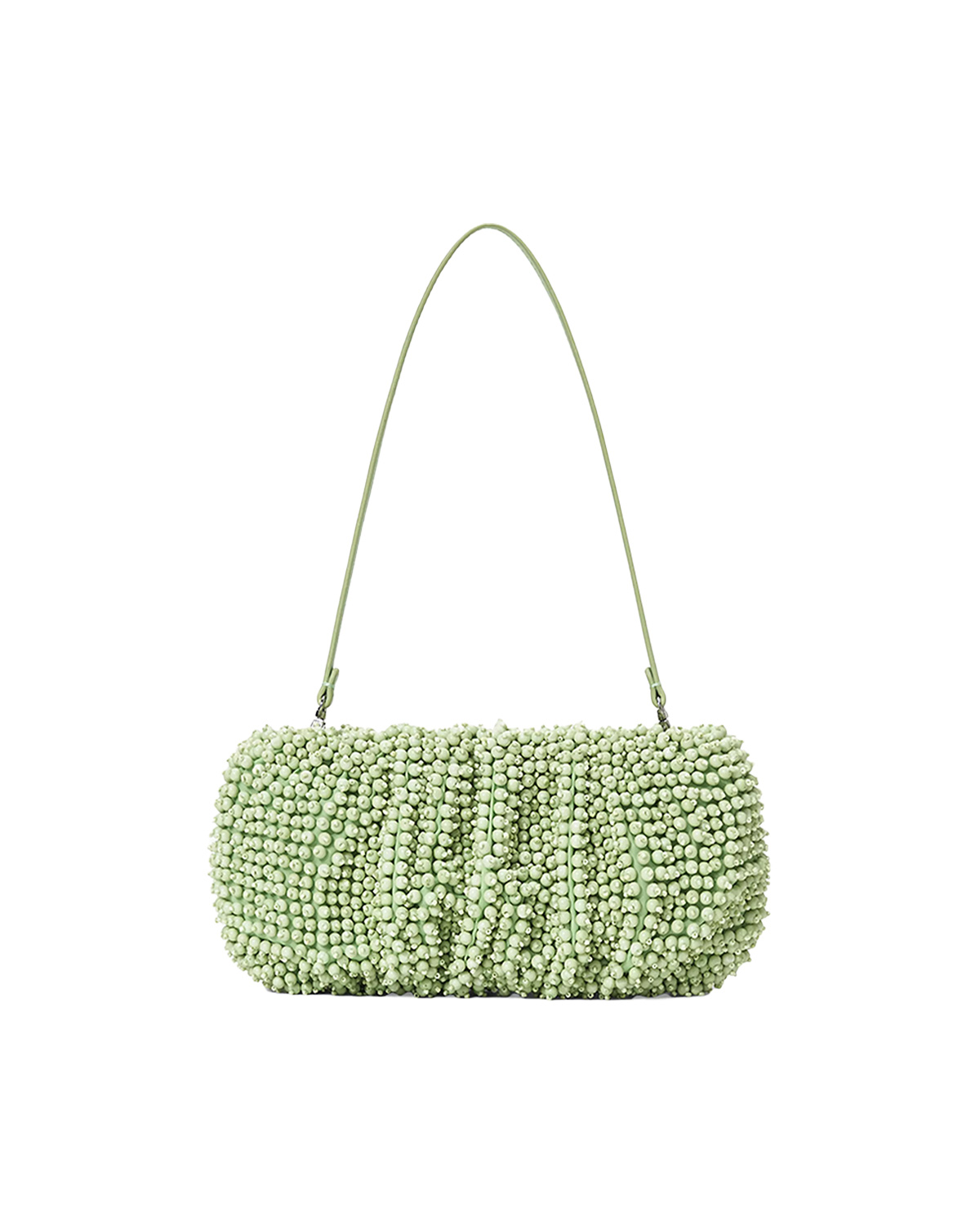 Staud Beaded Bean Clutch