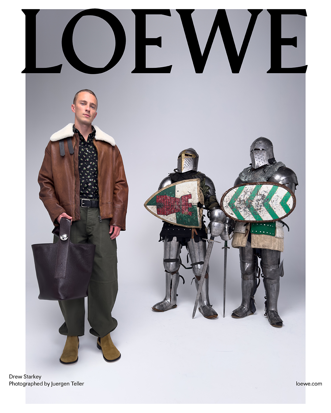 LOEWE SS25 Pre-collection Campaign Captured by Juergen Teller