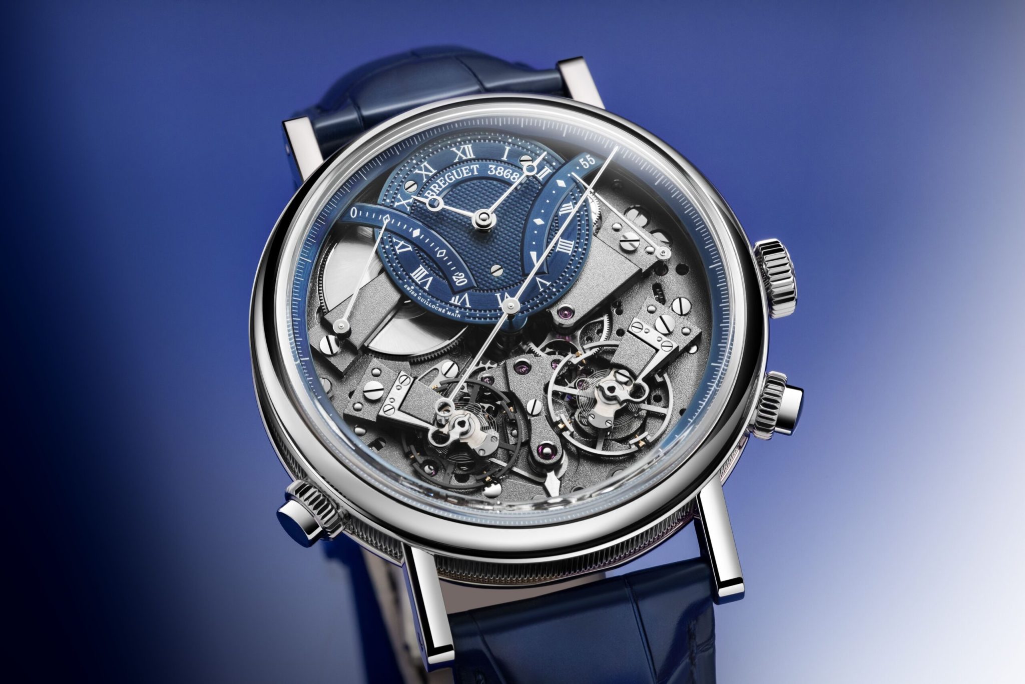 Breguet's Tradition Chronographe Indépendant 7077: Duality in "Breguet Blue"