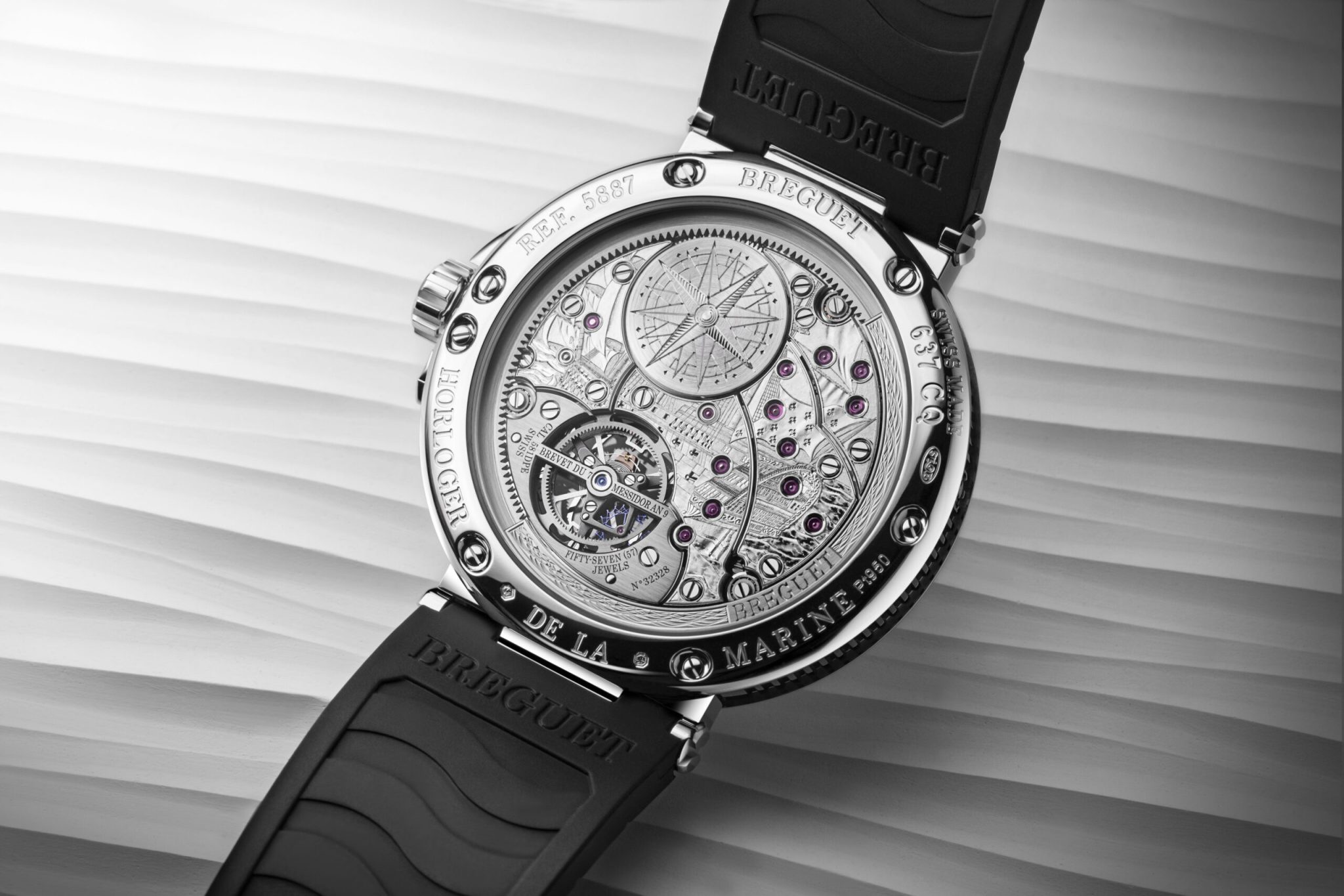 Breguet Mystery in Platinum: Marine Tourbillon 5887