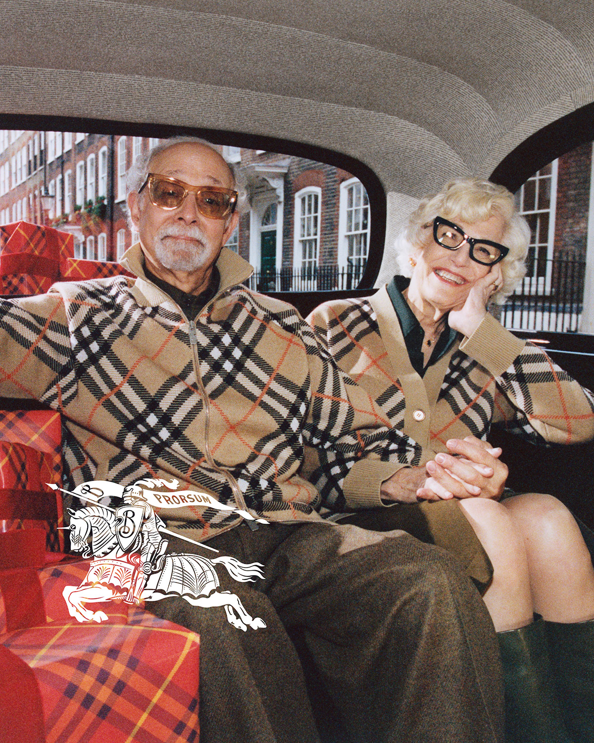 Drs. Herschel and Lilly Stoller for Burberry