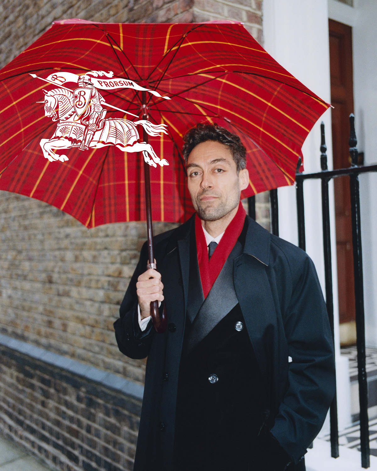 Alex Hassell for Burberry