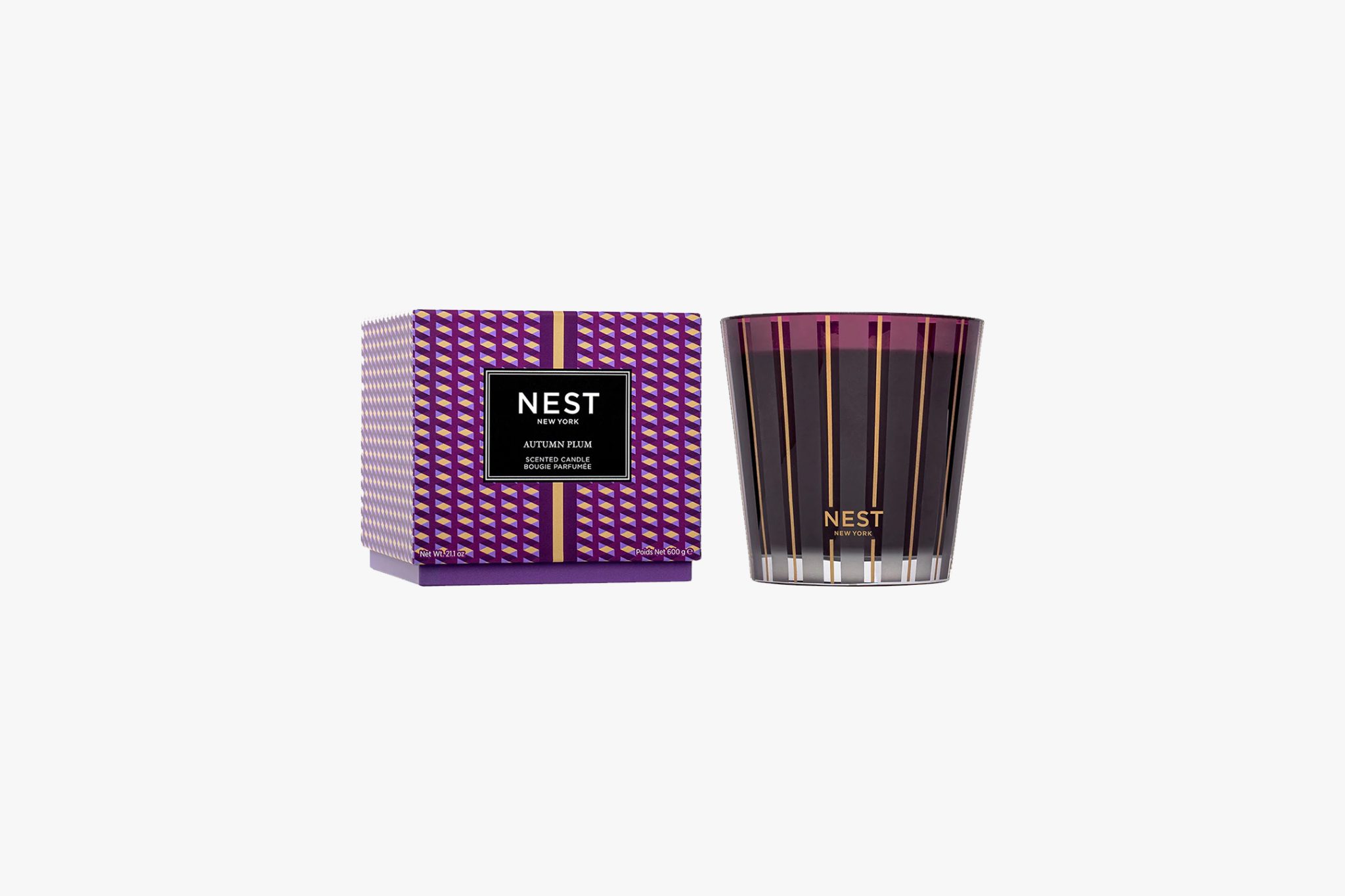 NEST Autumn Plum 3-Wick Candle