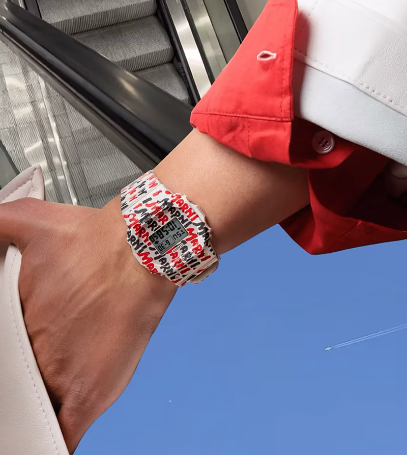 Marni and G-SHOCK Make Time Artful