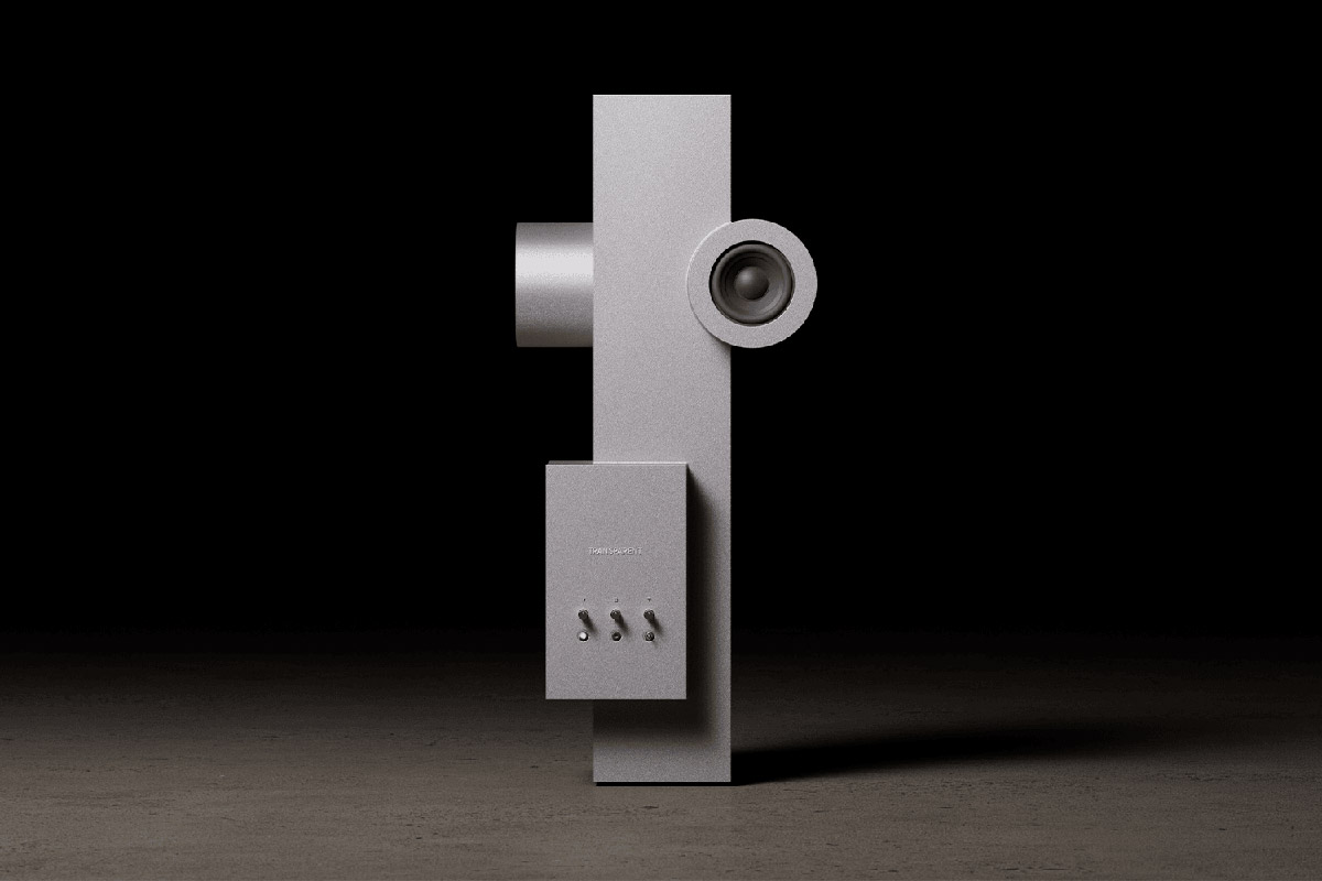 Transparent's Brutalist Speaker