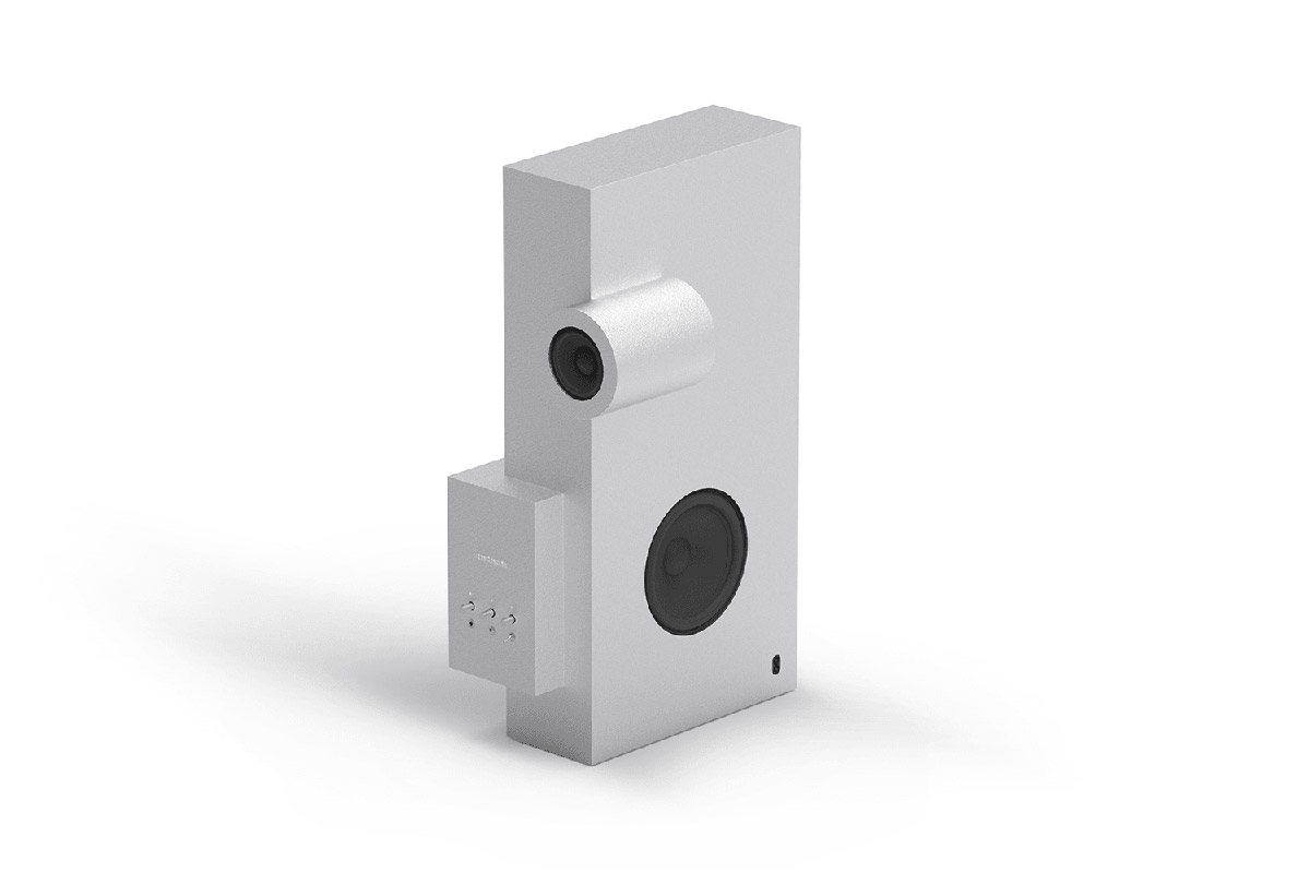 Transparent's Brutalist Speaker