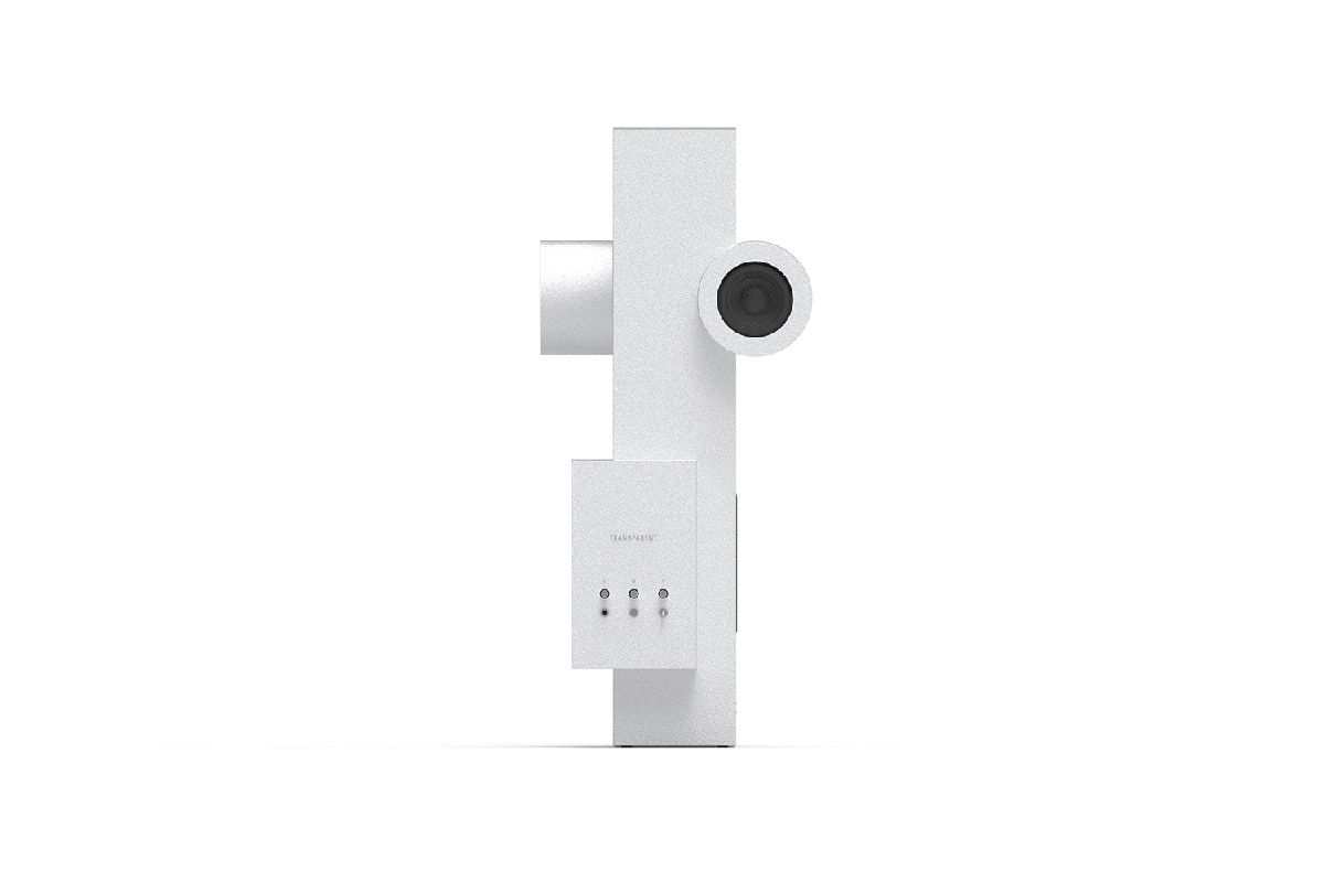 Transparent's Brutalist Speaker