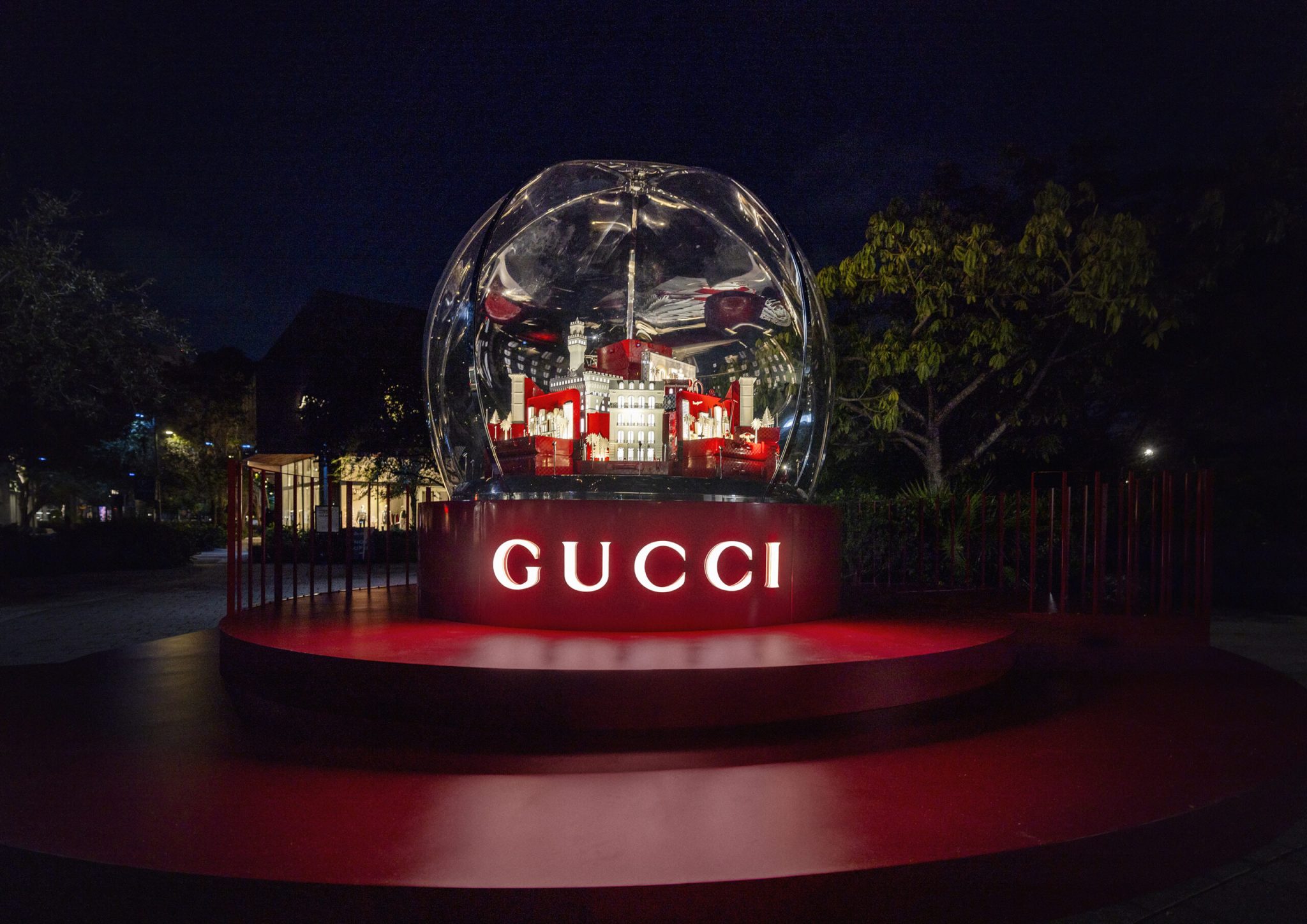 Gucci Brings a Festive Vibe to Miami with Immersive Installation