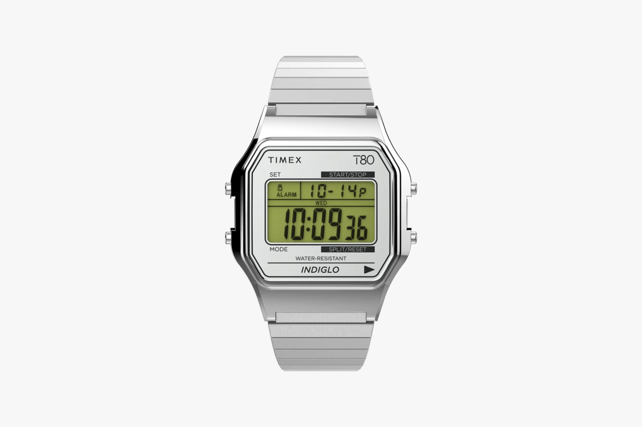 Timex 80 34mm Stainless Steel Expansion Band Watch
