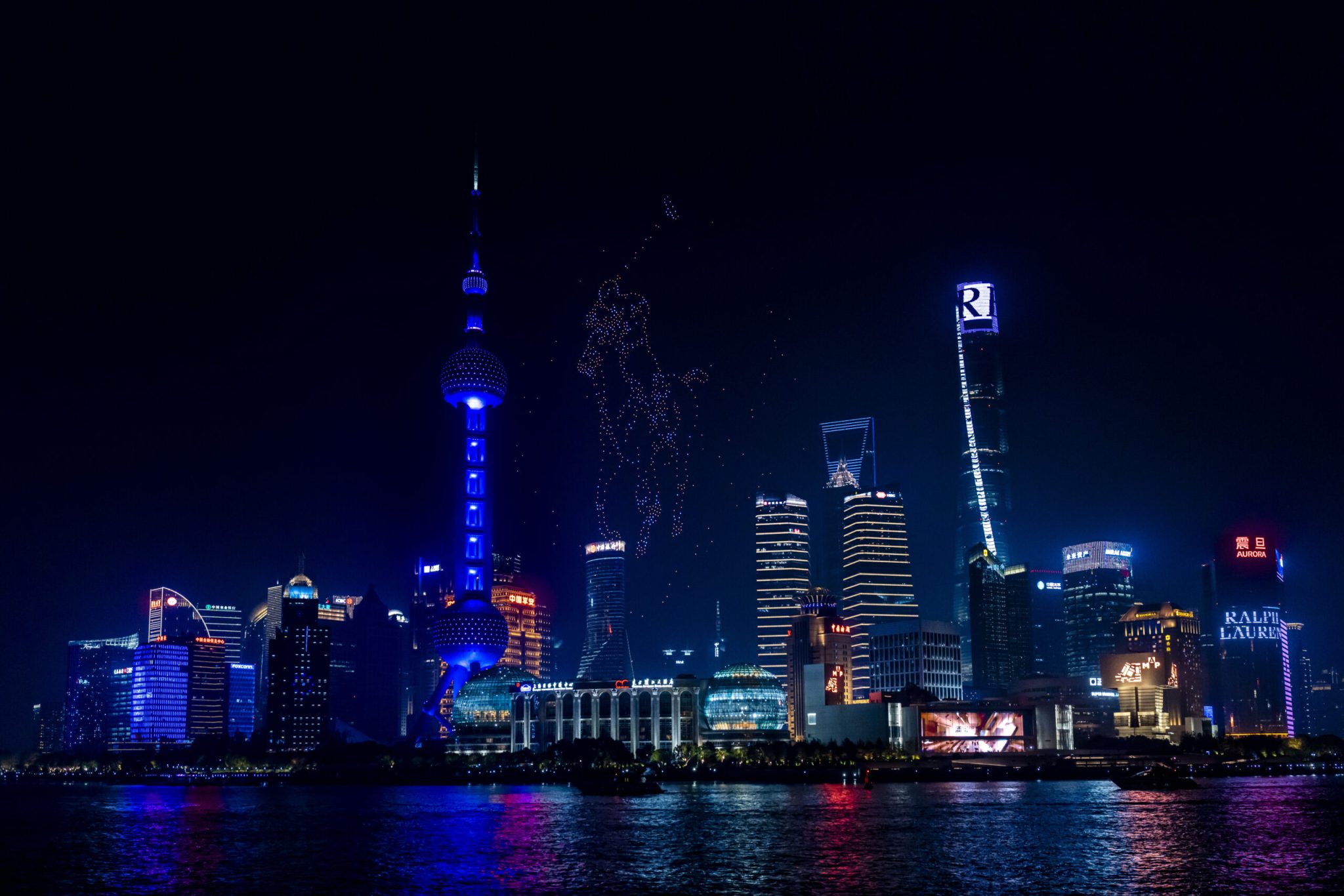 Ralph Lauren Lights Up Shanghai with Drones for 'Very Ralph' Premiere