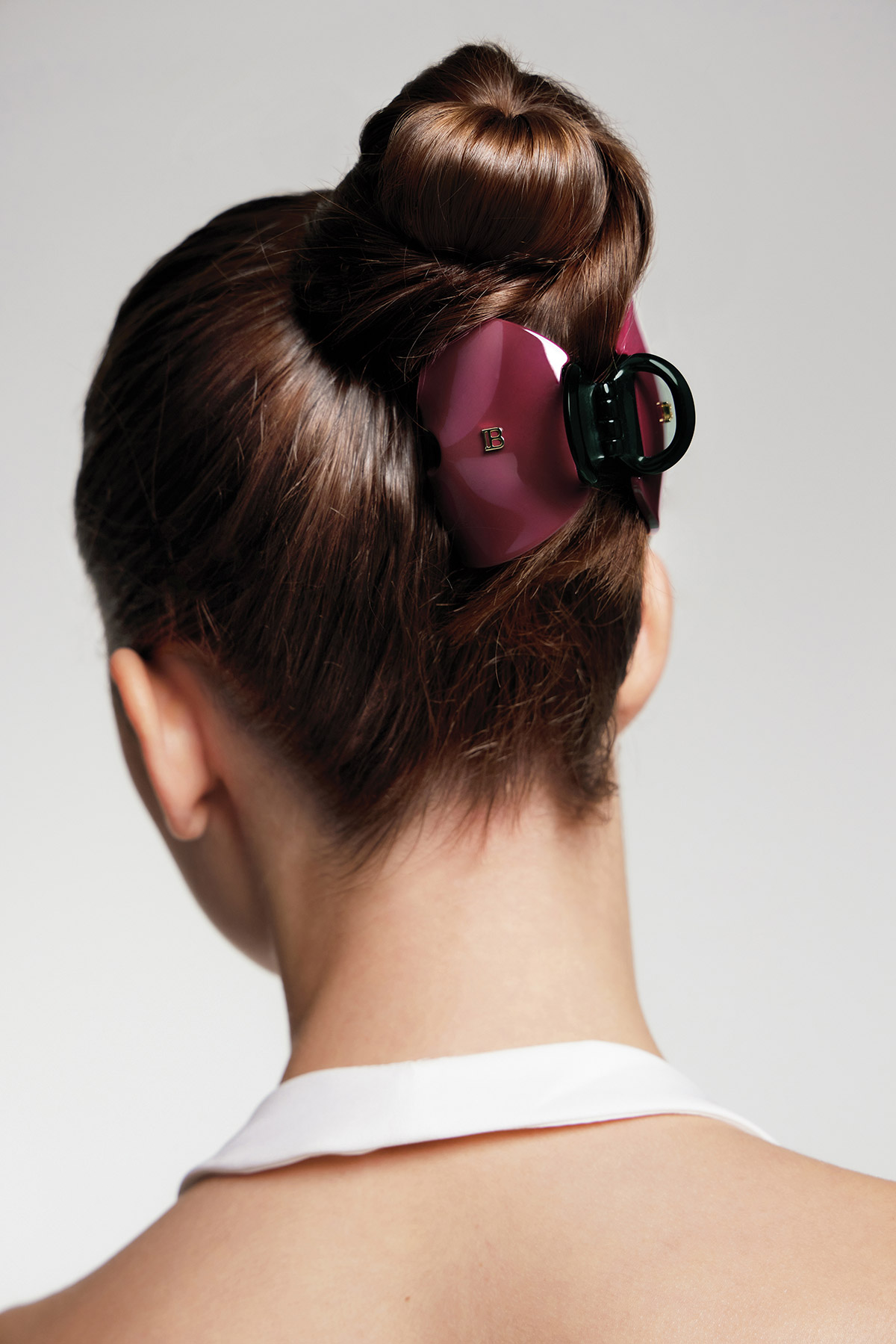 Pince À Cheveux Impériale Burgundy