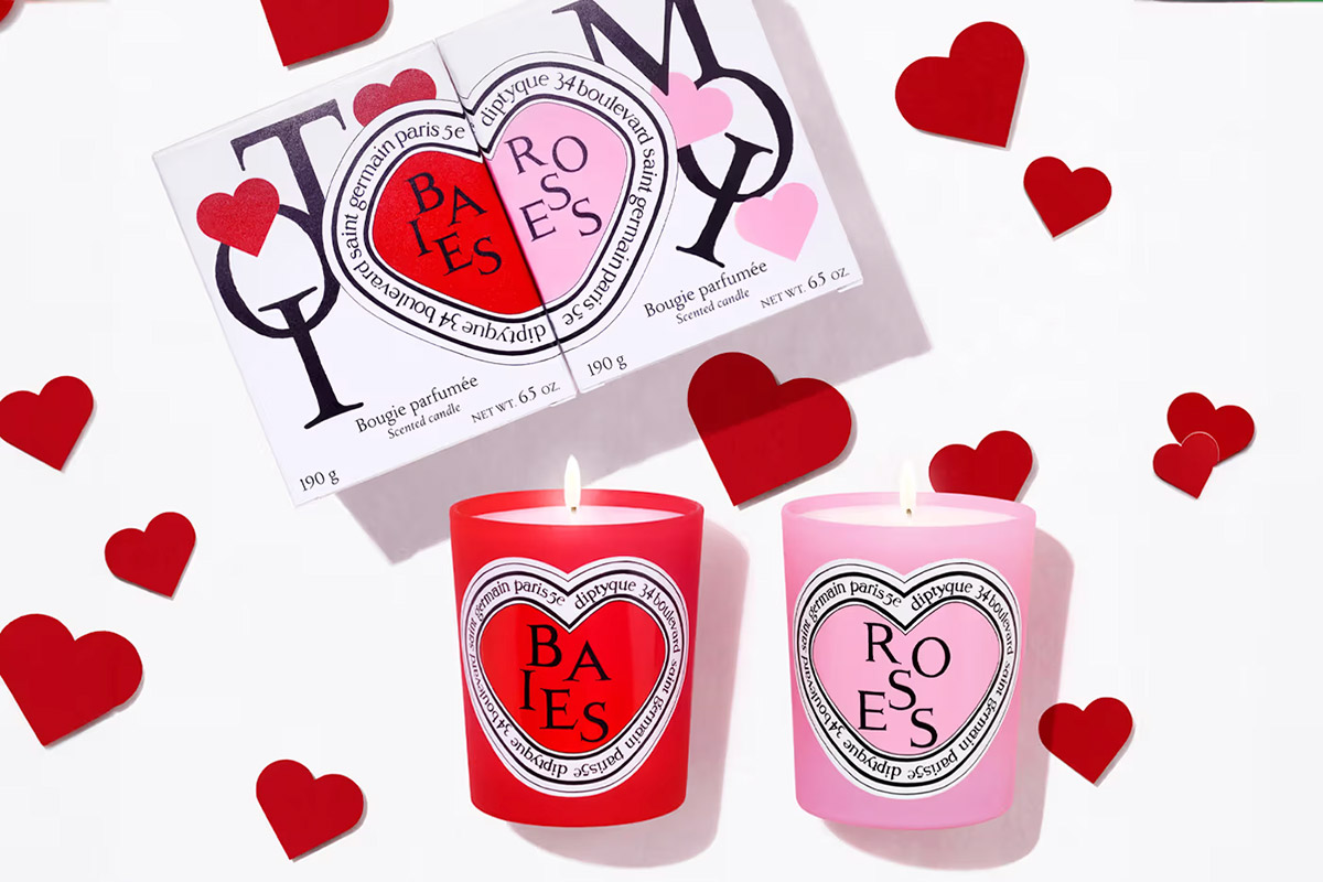 Diptyque’s Baies And Roses Team Up For Valentine’s Day 2025
