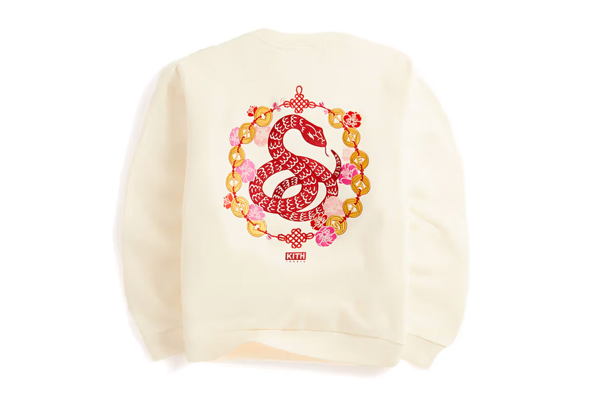 KITH Lunar New Year Capsule: Nelson Crewneck in Sandrift