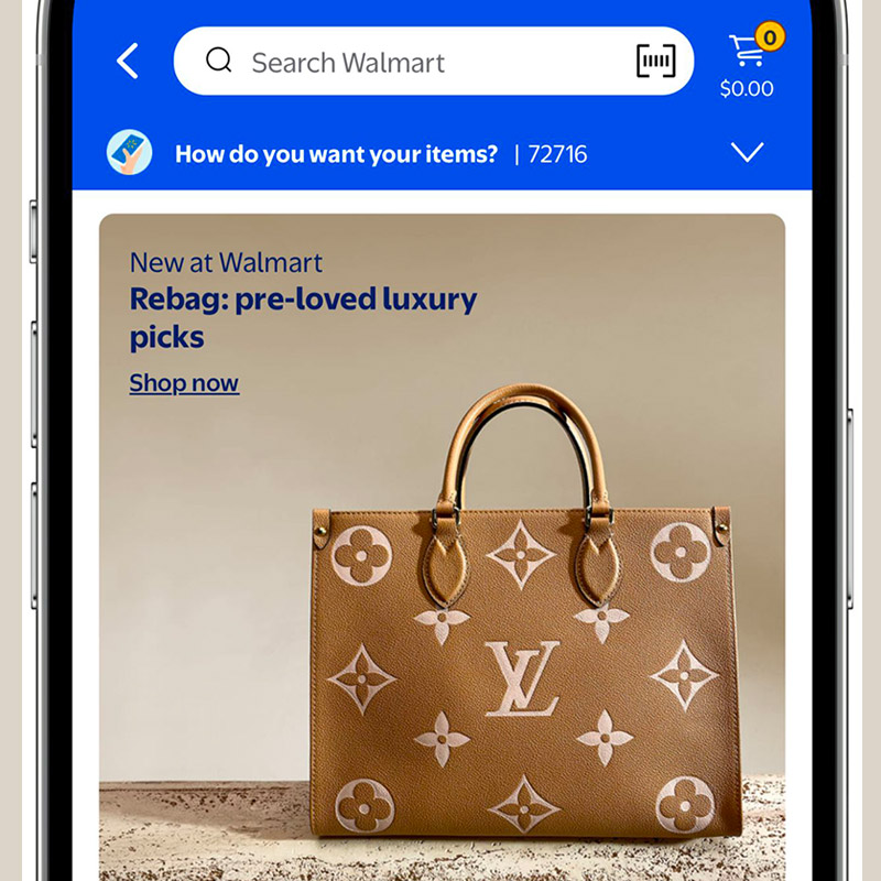 You can now buy a Louis Vuitton or Hermès bag at Walmart