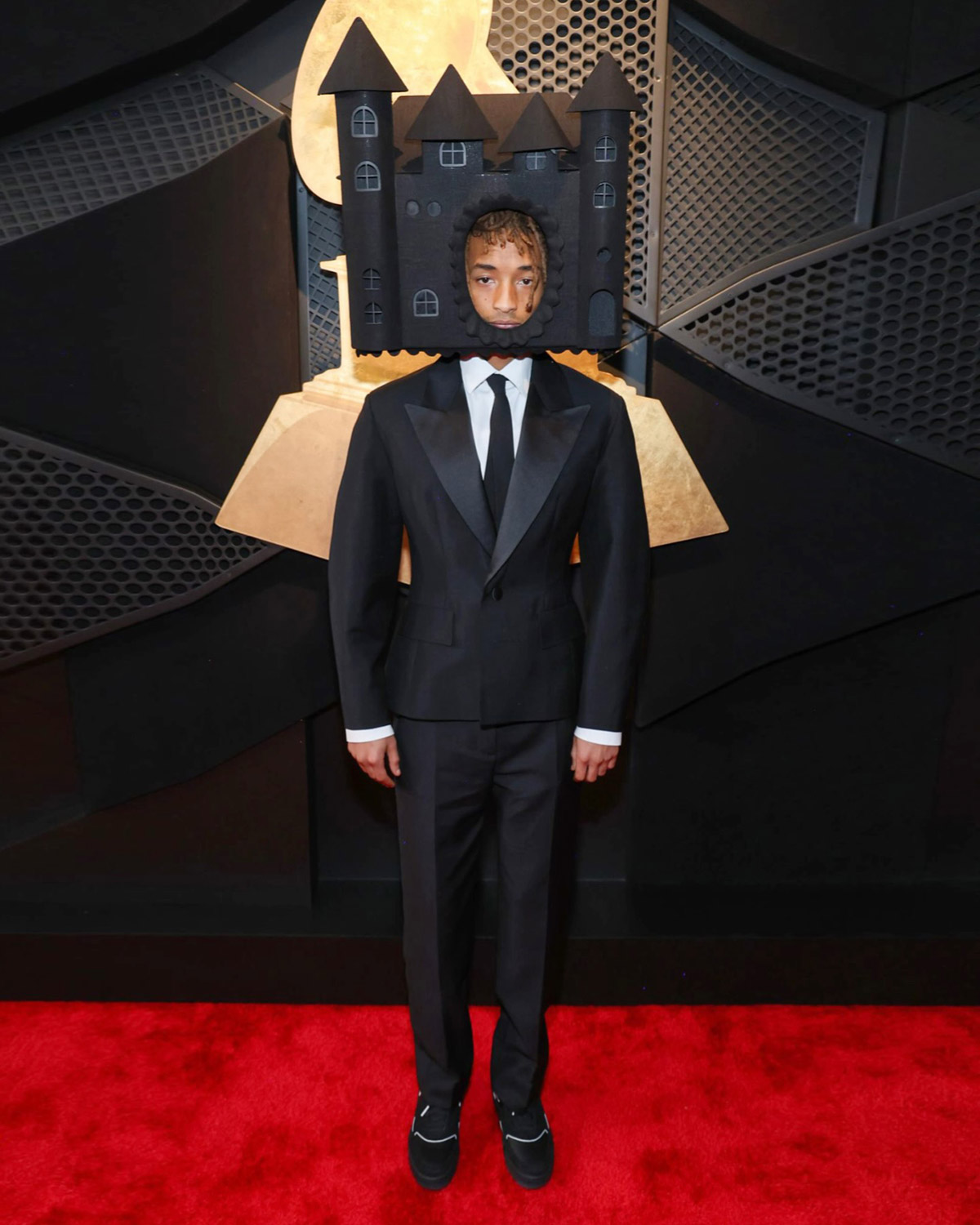 Jaden Smith wearing a castle