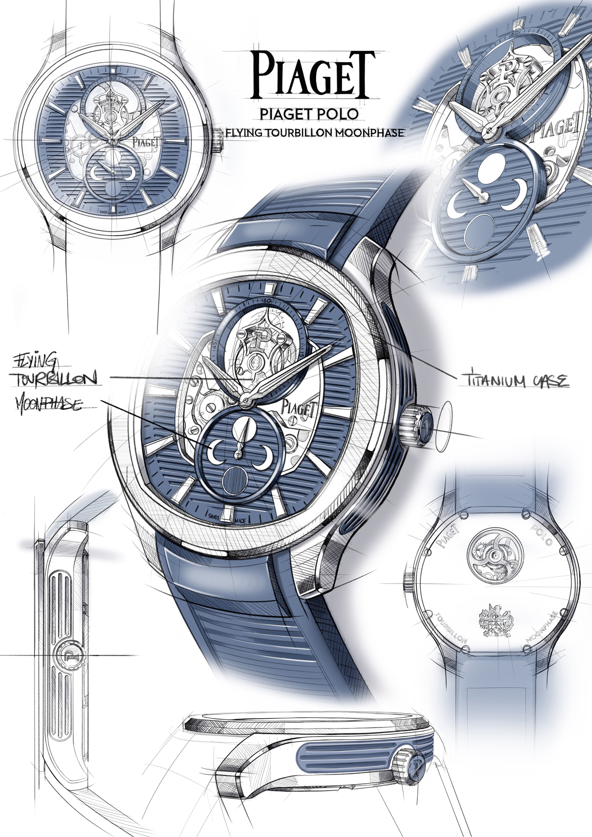 Piaget Introduces Polo Flying Tourbillon Moonphase