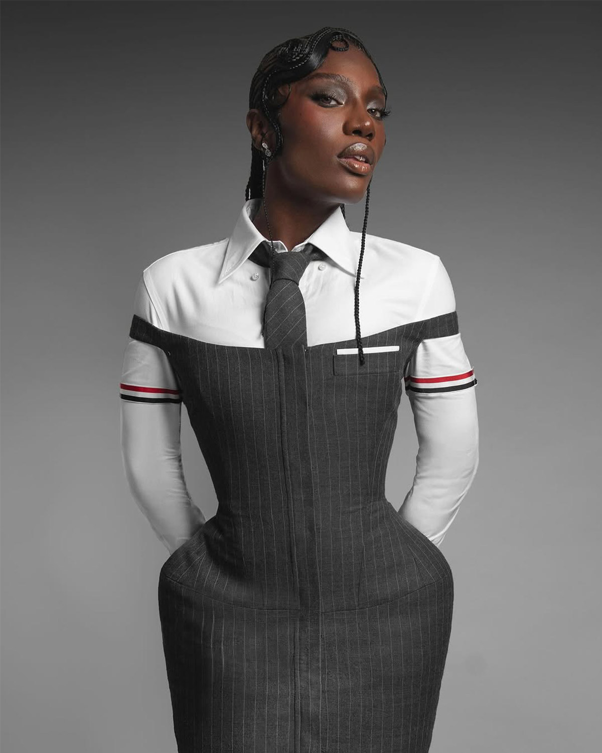 Doechii in Thom Browne at the Grammys 2025