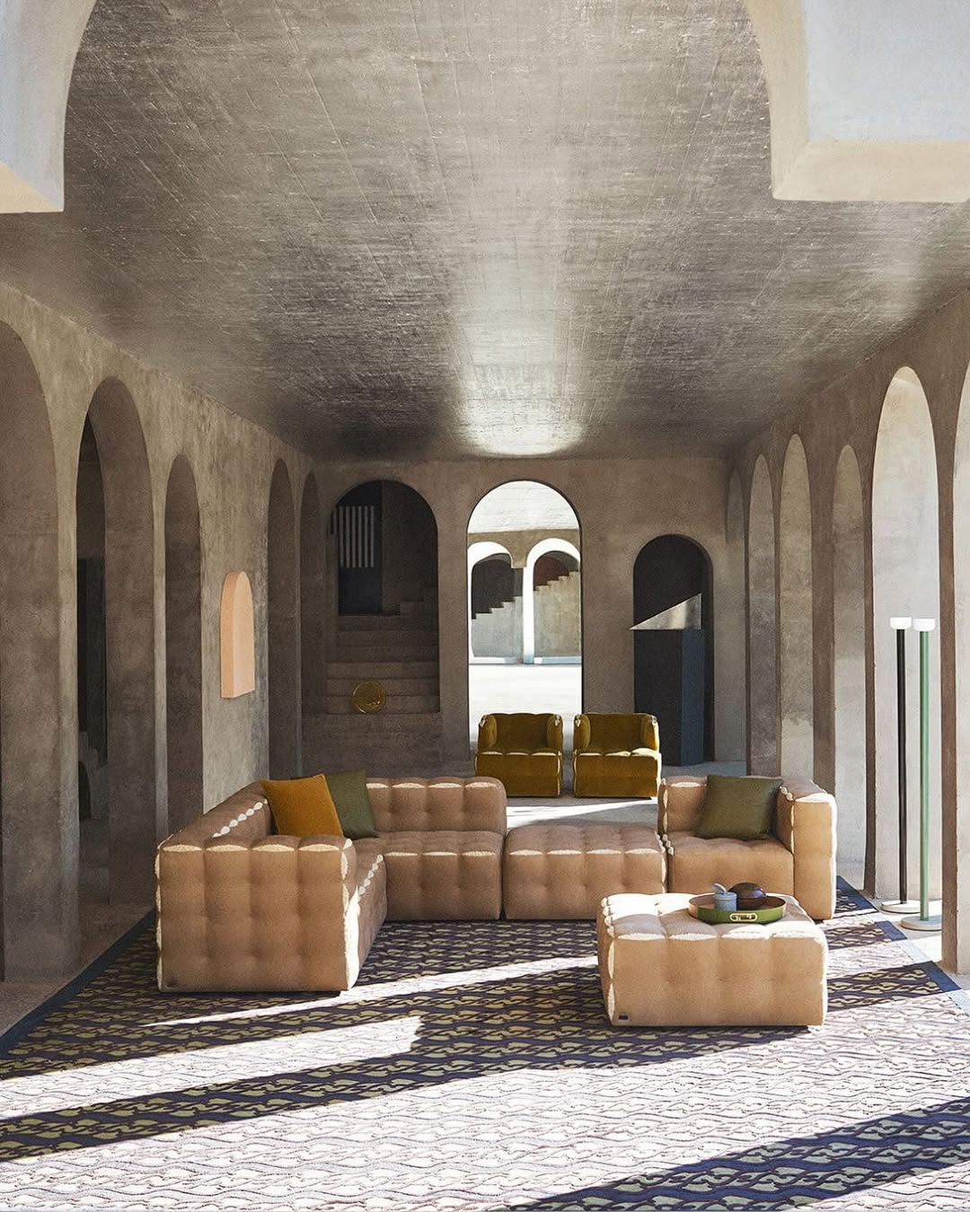 Karl Lagerfeld’s legacy lives on at Fendi Casa with silk rugs featuring his Karligraphy motif | Image from @fendicasa