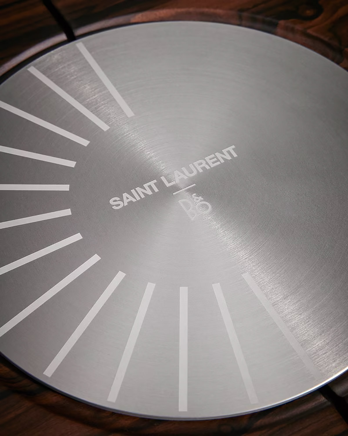 Saint Laurent x Bang & Olufsen turntable