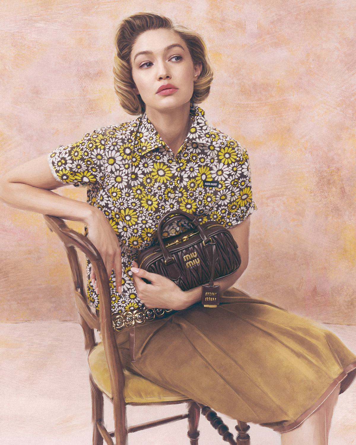 Gigi Hadid for Miu Miu 2025 Campaign