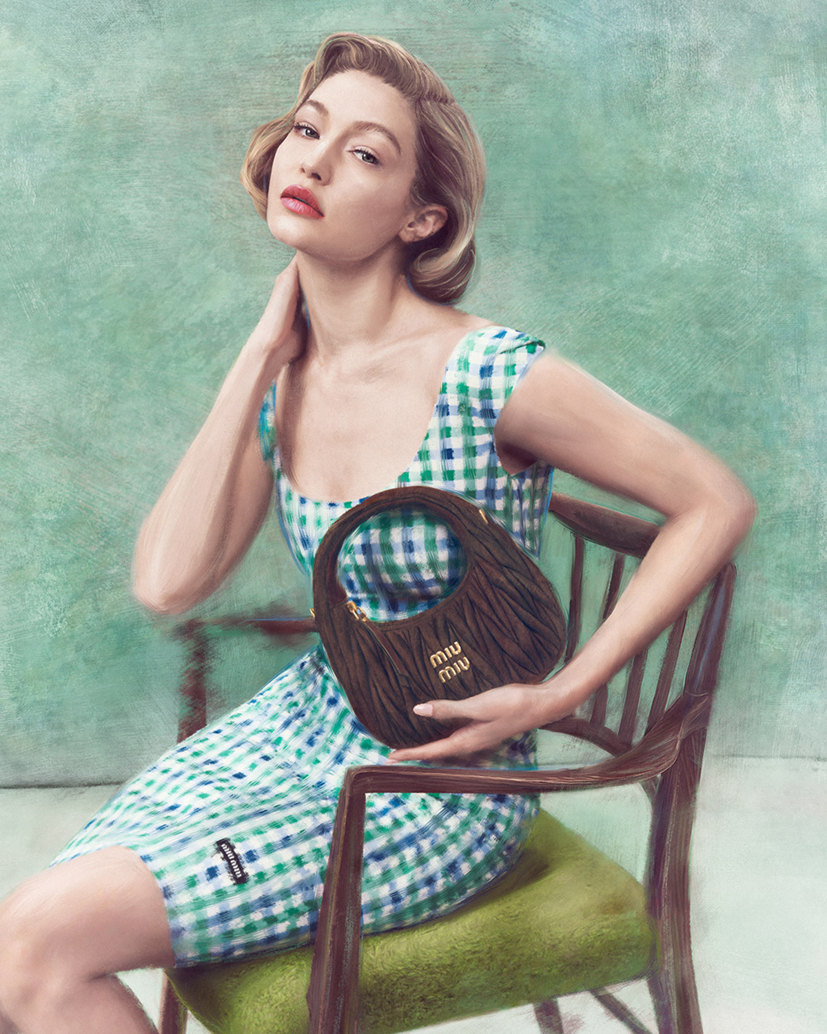 Gigi Hadid for Miu Miu 2025 Campaign