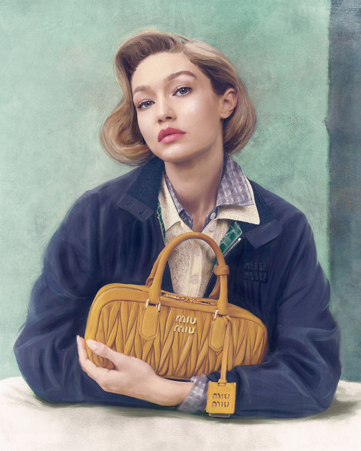 Gigi Hadid for Miu Miu 2025 Campaign