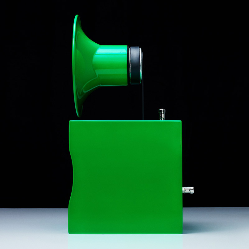 Silence Please, the Hush speaker in green color