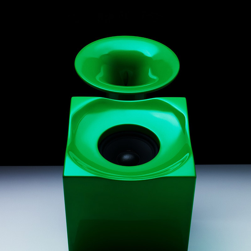 Silence Please, the Hush speaker in green color