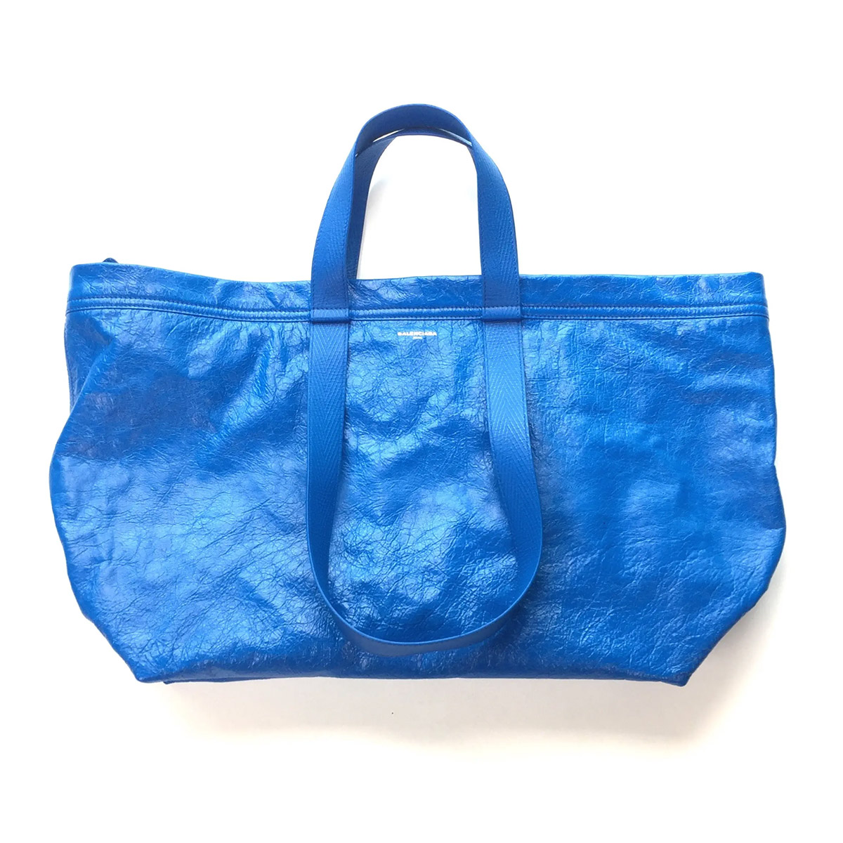The Balenciaga Carry Shopper bag resembling the original Ikea Bag