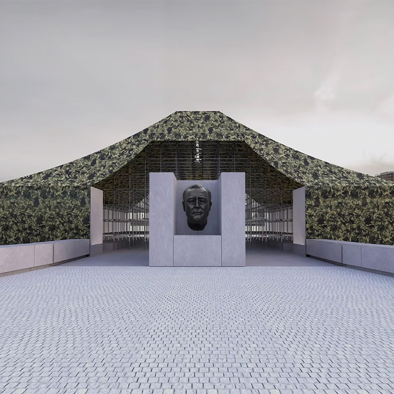 Ai Weiwei Brings Giant Camouflage Installation to Roosevelt Island