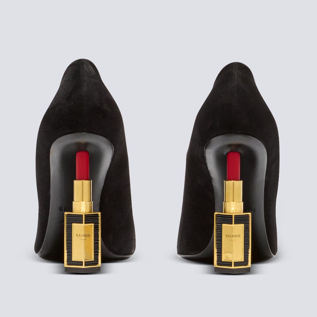 Balmain Lipstick Pumps in black