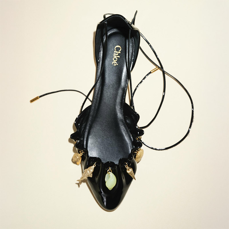 Chloé Elevates Ballet Flats With Seaside-Inspired Charms