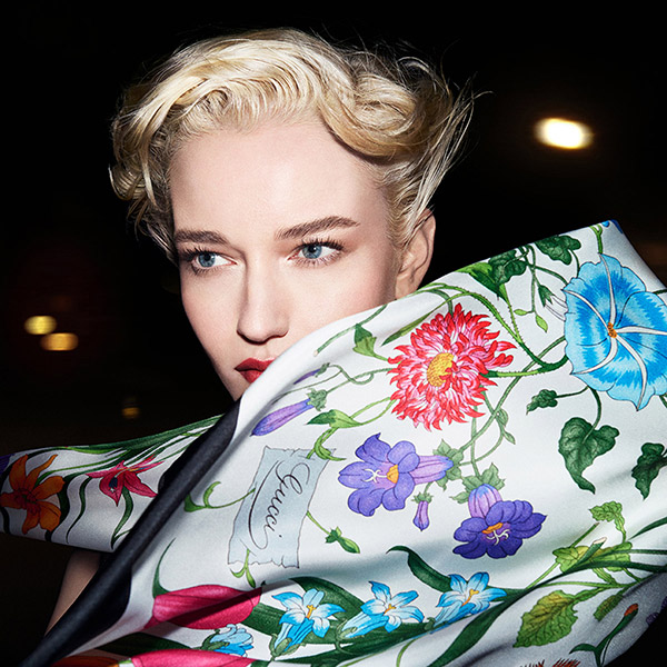 Julia Garner, Silk, and Gucci