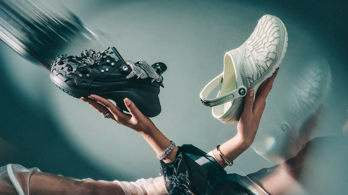 Swarovski and Crocs Marry Comfort and Crystals