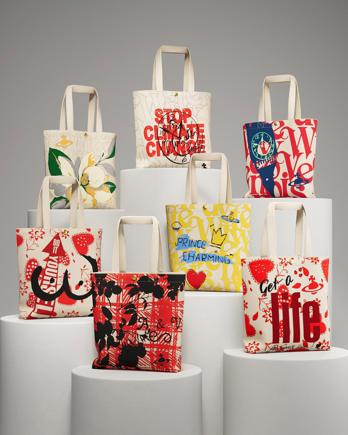 Vivienne Westwood Turns Kenyan Canvas Into City Totes