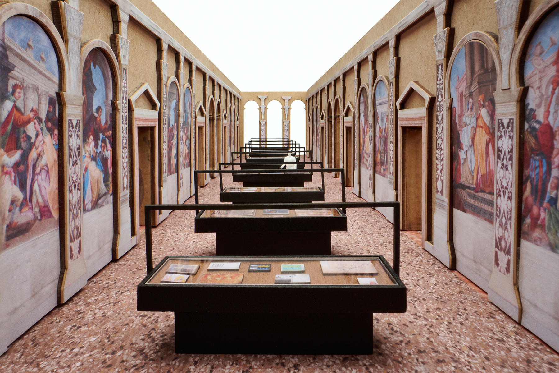 Model for the “Diagrams” exhibition, Ca’ Corner della Regina, Venice | 
Courtesy of AMO/OMA, photo by Frans Parthesius