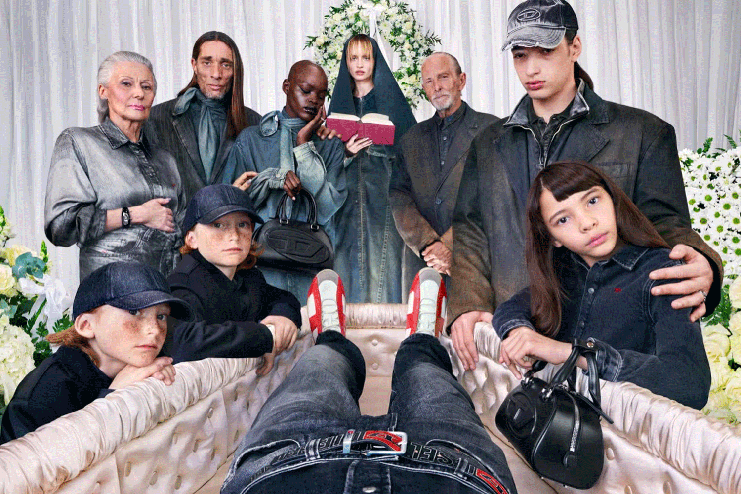 Diesel Takes Denim "from the Cradle to the Grave" for Fall 2025