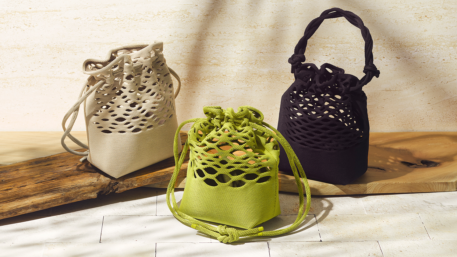 Issey Miyake’s Mokko Basket Turns The Grocery Tote Into Knitwear