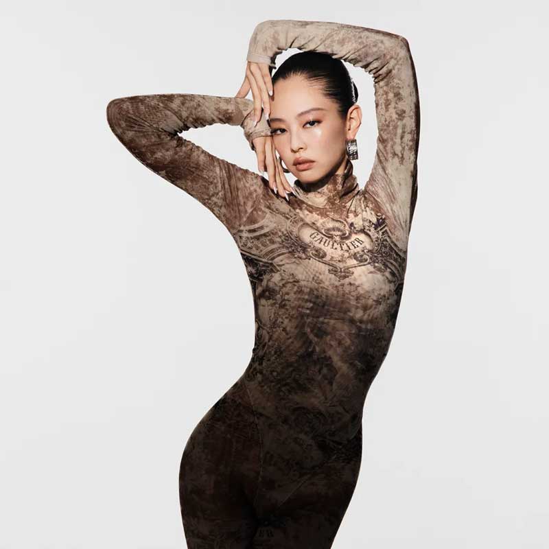 Jennie is Jean Paul Gaultier’s Modern Showgirl for Pre-Fall 2025